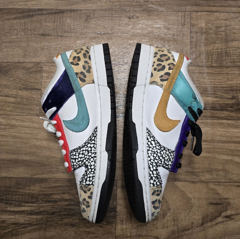 Nike Wmns Dunk Low SE 'Safari Mix' Low-top Women Sz 7.5 DN3866-100 - Picture 6 of 9